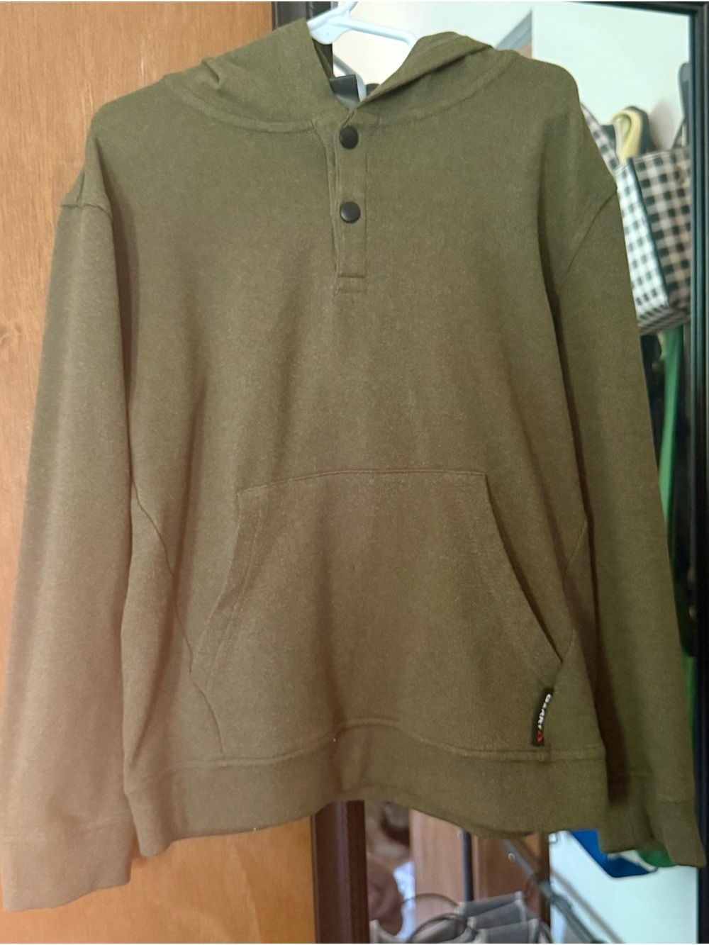 Olive Green Kids Hoodie Sweatshirt